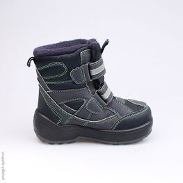 454947-41 Мембранные ботинки для мальчики син-зел фото №2