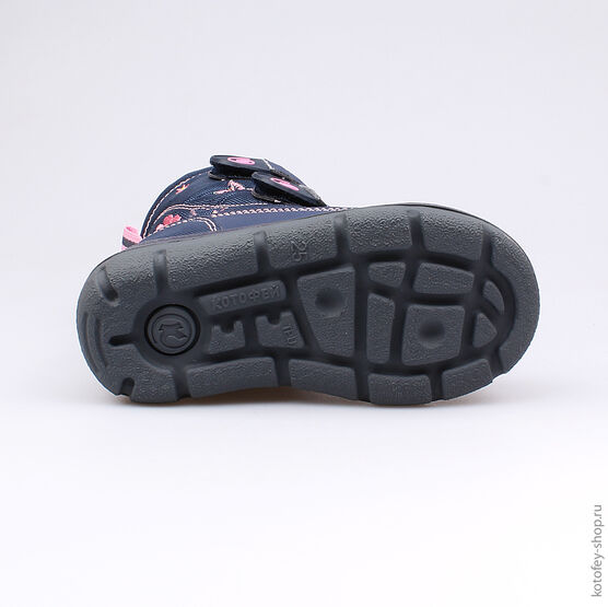 454955-41 Мембранные ботинки для девочки син-фук фото №3