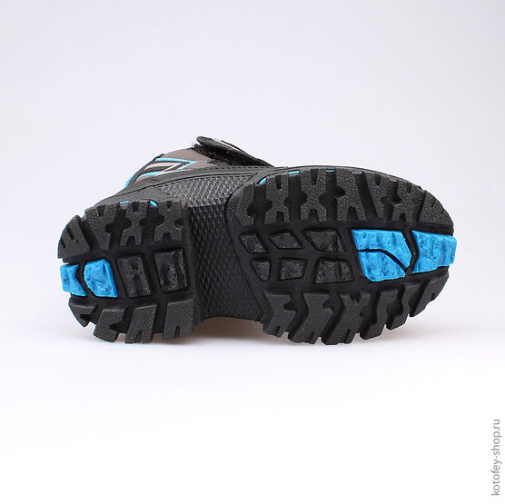 454958-41 Мембранные ботинки для мальчики сер-гол фото №3