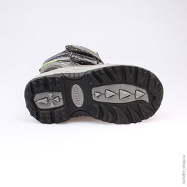 454959-42 Мембранные ботинки для мальчики сер-сал фото №3