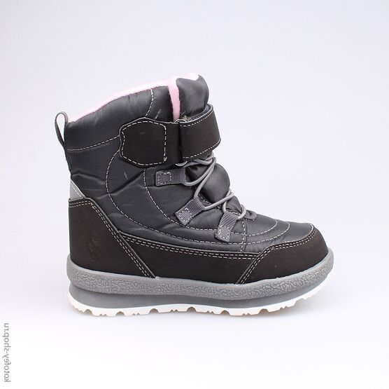 454961-41 Мембранные ботинки для девочки сер-роз фото №2