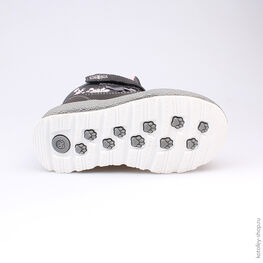 454961-41 Мембранные ботинки для девочки сер-роз фото №3