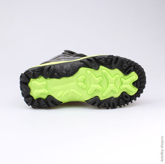 454962-41 Мембранные ботинки для мальчики сер-сал фото №3