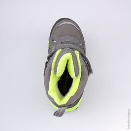 454962-41 Мембранные ботинки для мальчики сер-сал фото №4