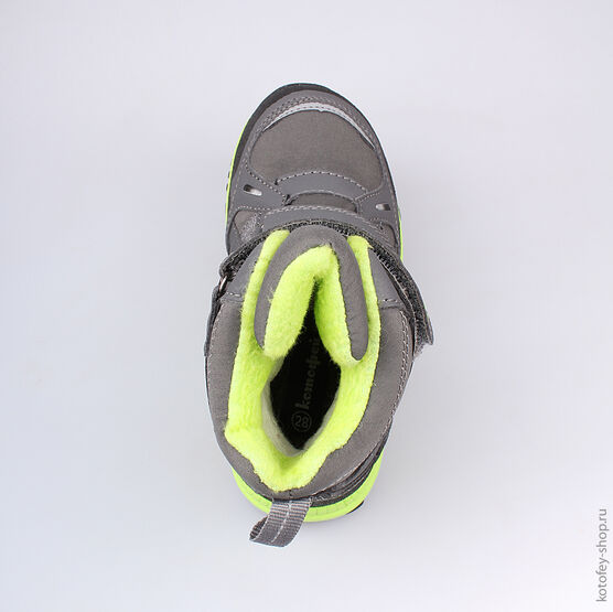 454962-41 Мембранные ботинки для мальчики сер-сал фото №4