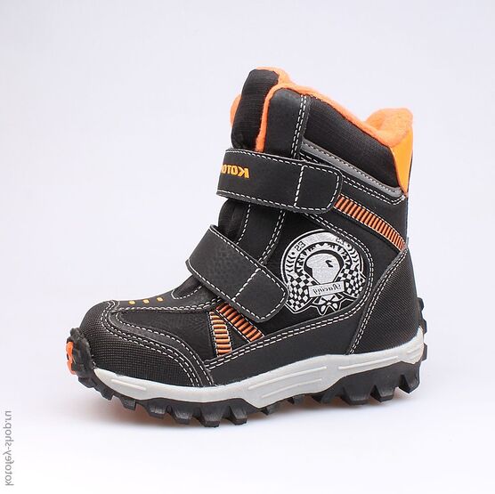 454963-41 Мембранные ботинки для мальчики чер-ора
