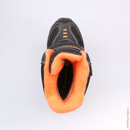 454963-41 Мембранные ботинки для мальчики чер-ора фото №4