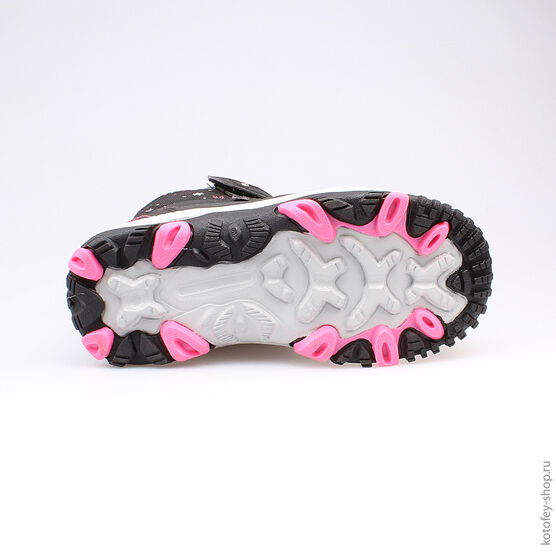 454968-41 Мембранные ботинки для девочки чер-фук фото №3