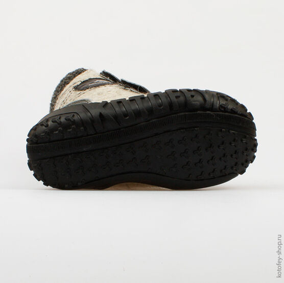 457001-42 Валенки для мальчики серый фото №3