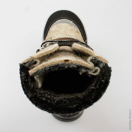 457002-42 Валенки для мальчики серый фото №4