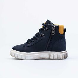 352295-31 Ботинки для мальчики син-жел фото №2