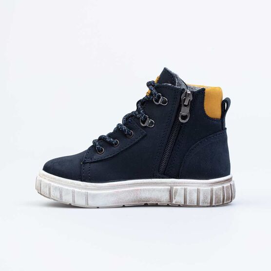 352295-31 Ботинки для мальчики син-жел фото №2