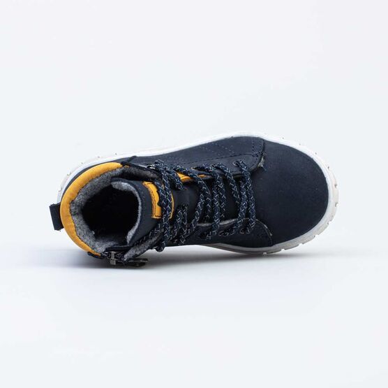 352295-31 Ботинки для мальчики син-жел фото №4