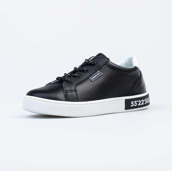 532256-23 Полуботинки для девочки черный