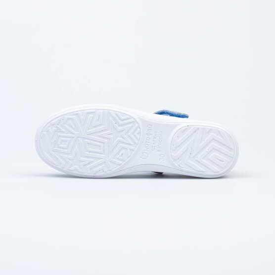 532234-24 Туфли-балетки для девочки кожаные для девочки голубой фото №3