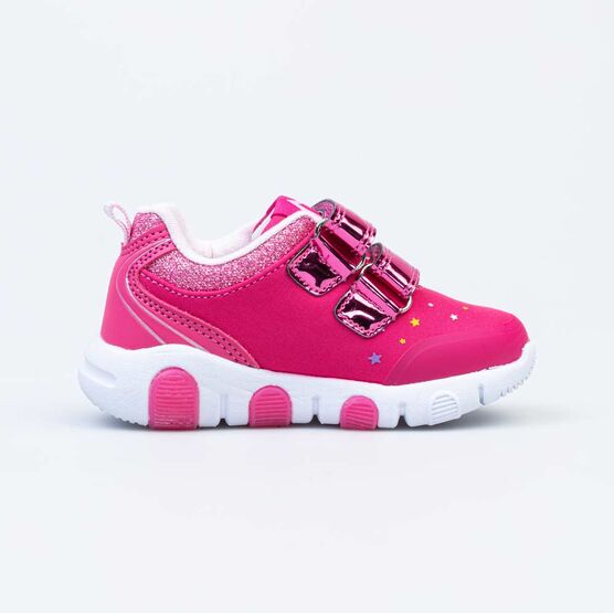 144169-71 Кроссовки с LED-подсветкой на подошве для девочки фуксия фото №2