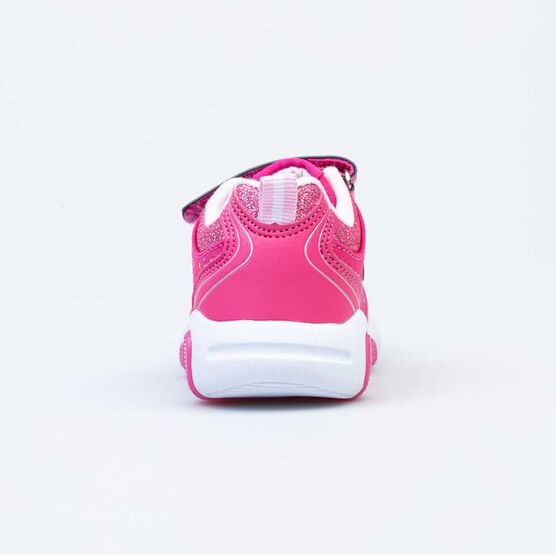 144169-71 Кроссовки с LED-подсветкой на подошве для девочки фуксия фото №5