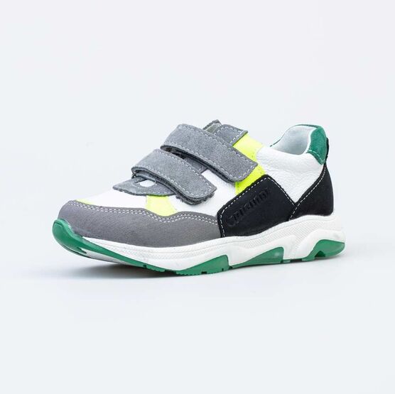 532258-21 Полуботинки для мальчики сер-бел-зел