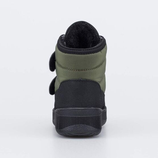 354072-41 Зимние ботинки-дутики для мальчика для мальчики оливковый + черный фото №5