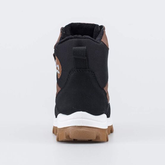 354073-51 Зимние ботинки для мальчика для мальчики коричневый + черный фото №5