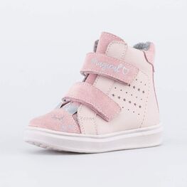 152318-34 Ботинки утепленные на весну/осень Magical для девочки розовый