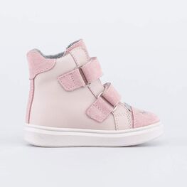 152318-34 Ботинки утепленные на весну/осень Magical для девочки розовый фото №2