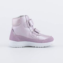 152314-33 Ботинки на липучках Сердечко для девочки сиреневый фото №2