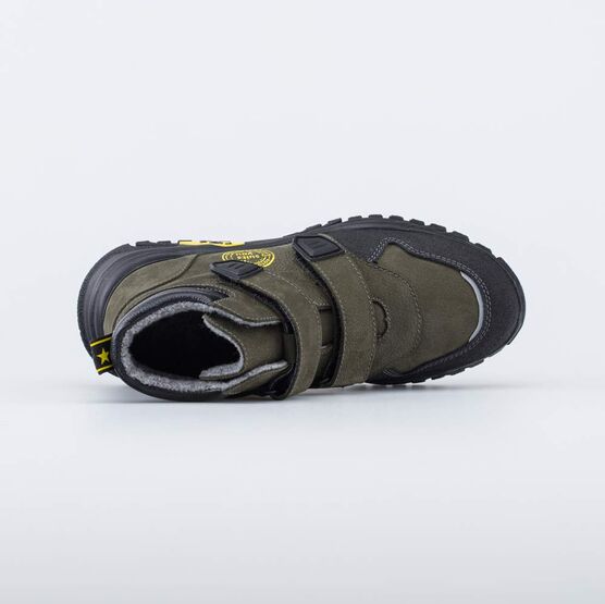 552315-31 Утепленные ботинки для мальчика для мальчики оливковый фото №4