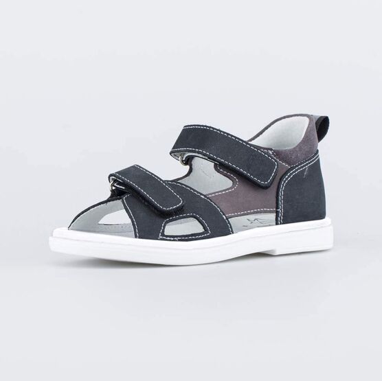 122217-22 Сандалии на липучках для мальчики серый