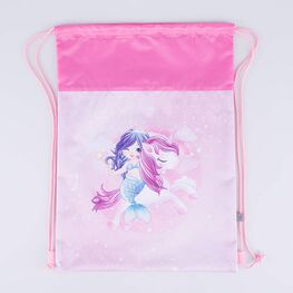 02808168-20 Мешок для сменной обуви розовый для девочки розовый