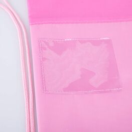 02808168-20 Мешок для сменной обуви розовый для девочки розовый фото №3