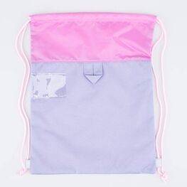 02808170-20 Мешок для сменной обуви Корги КК для девочки серый + розовый фото №2