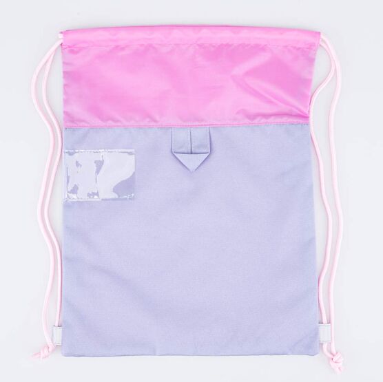 02808170-20 Мешок для сменной обуви Корги КК для девочки серый + розовый фото №2