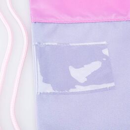 02808170-20 Мешок для сменной обуви Корги КК для девочки серый + розовый фото №3