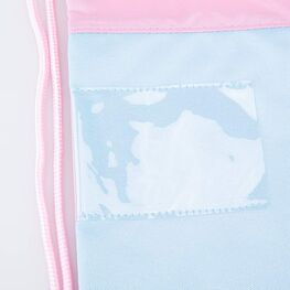 02808171-20 Мешок для сменной обуви Панда для девочки голубой + розовый фото №3