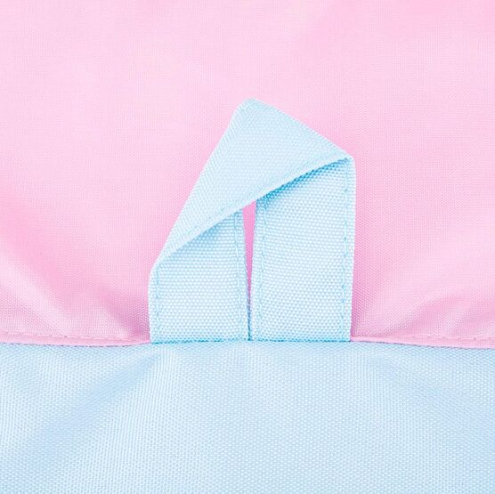 02808171-20 Мешок для сменной обуви Панда для девочки голубой + розовый фото №4