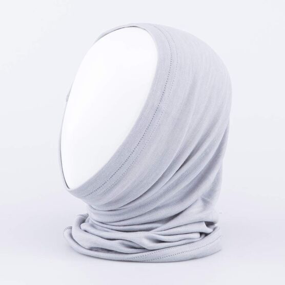 07712025-40 Шарф-трансформер 100% шерсть Серый для мальчики серый фото №2