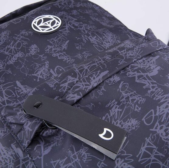 02704363-40 Рюкзак школьный Граффити для мальчики черный фото №5