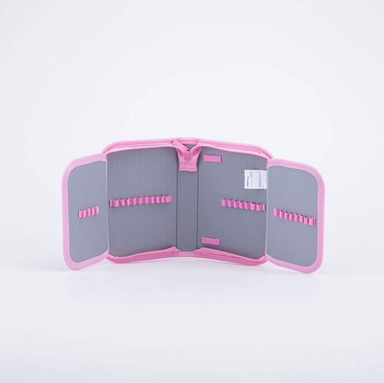 02804331-40 Школьный набор рюкзак + мешок + пенал для девочки розовый фото №5