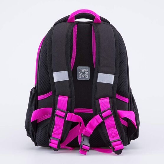 02804332-40 Рюкзак для первоклассника TASTY КК для девочки черный + розовый фото №3