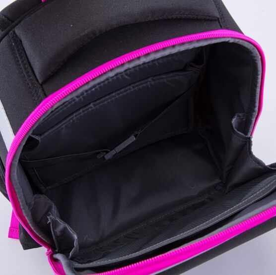 02804332-40 Рюкзак для первоклассника TASTY КК для девочки черный + розовый фото №4