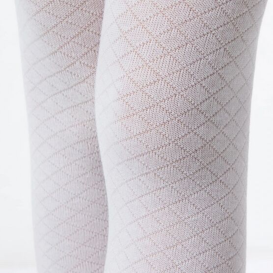 07832920-40 Колготки детские хлопковые белый для девочки белый фото №2