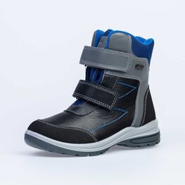 652155-41 Сапожки для мальчики чер-син