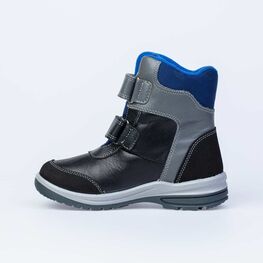 652155-41 Сапожки для мальчики чер-син фото №2