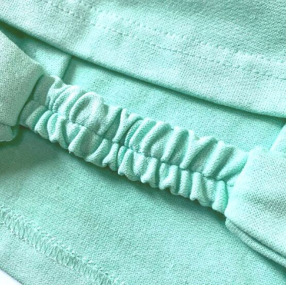 07811239-40 Косынка на резинке Единорог голубая для девочки разноцветный фото №5