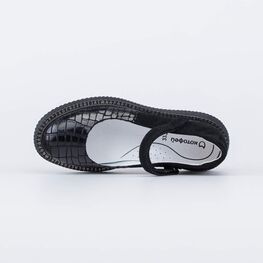 633045-21 Чёрные туфли для девочки Алфавит для девочки черный фото №4