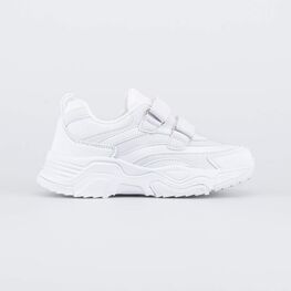 644397-71 Белые кроссовки с липучками для девочки белый фото №2