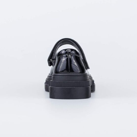 633046-21 Чёрные туфли для школы для девочки черный фото №5