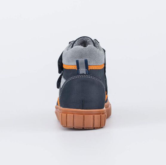 352368-31 Кожаные ботинки для мальчика на весну/осень для мальчики темно-синий фото №5