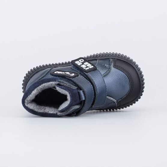 152349-32 Утепленные ботинки для девочки для девочки синий фото №4